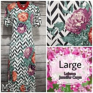 Lularoe Maria floor length dress